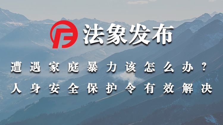 遭遇家庭暴力该怎么办？申请人身安全保护令有效解决