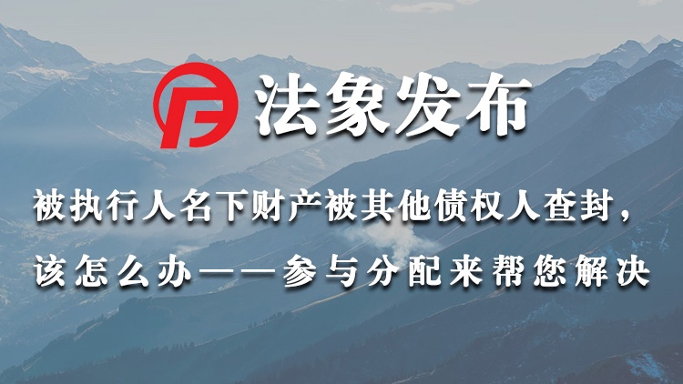 被执行人名下财产被其他债权人查封，该怎么办——参与分配来帮您解决